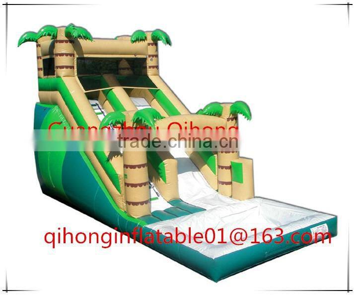 Hot sale inflatable water slide with PVC tarpaulin, children inflatable slide, outdoor playground equipment