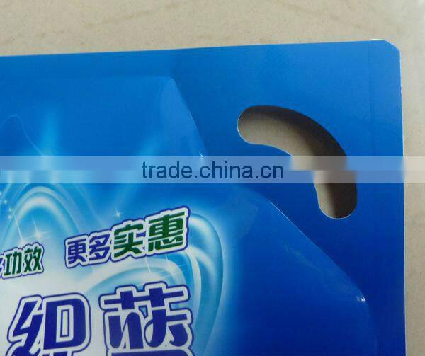 Detergent Stand Up Pouches with Spout
