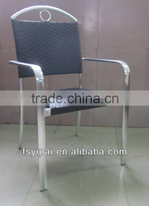 antique high back rattan hotel chair YC302