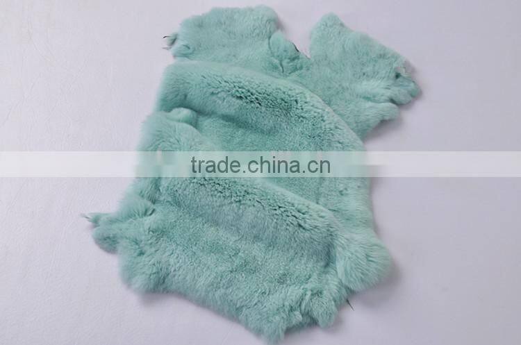 Real Fur Skin / Rex Rabbit Dyed Colors / Rex Rabbit Fur Skin For Coat
