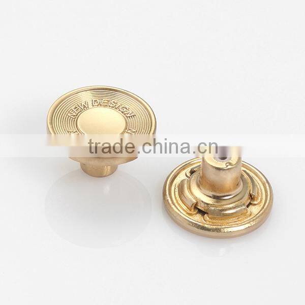 China button factory bulk buttons gold jacket metal buttons