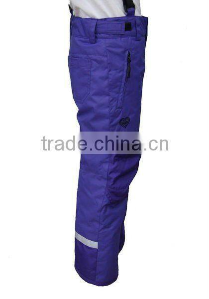 Children Seam-taped Padding Ski Pant with Inner Snow Cuffs