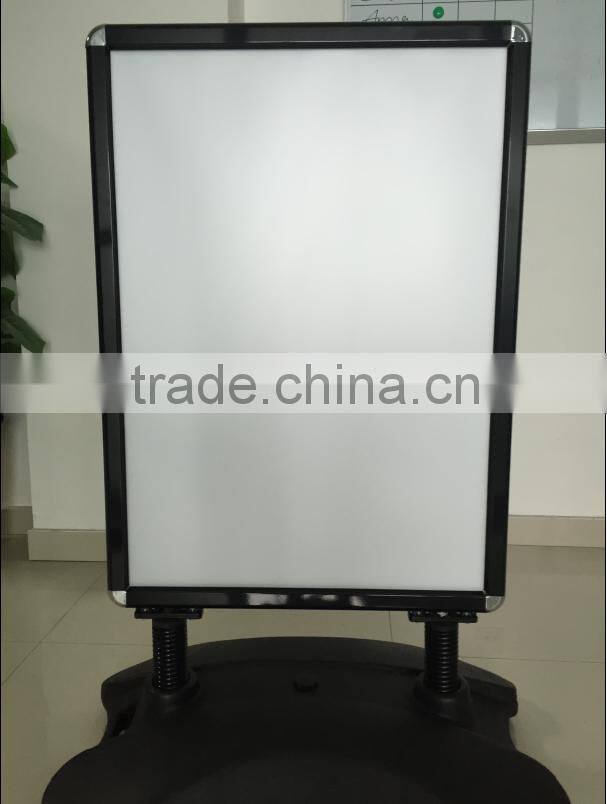 Signicade Curb Sidewalk Sign water base snap banner sign poster stand,A1 forecourt poster display