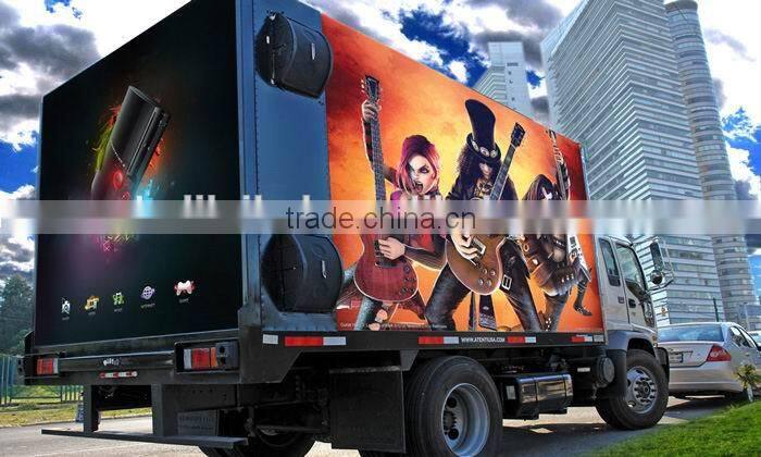 helilai p10 outdoor mobile truck led advertising display / P4 P6 P7 P8 P10 led panel hot sale