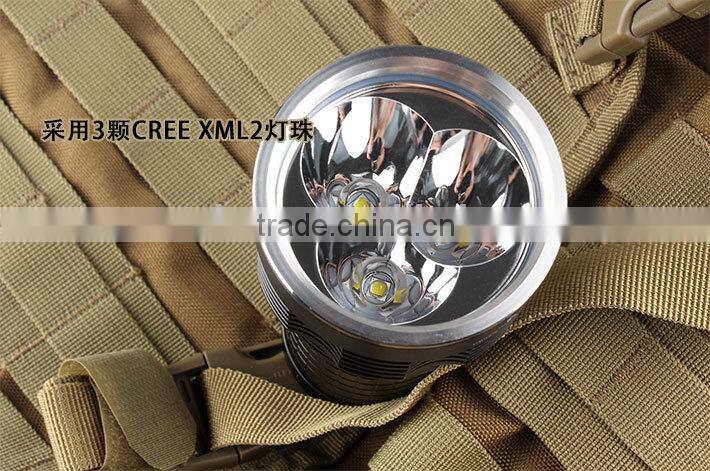 Roche hand hold flashlight big size torch search led flashlight