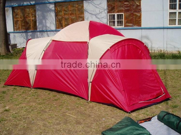 Double Layers and Fiberglass Pole Material family tent