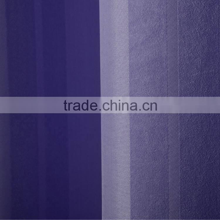 HLHT low MOQ the flame retardant high-grade jacquard polyester curtain