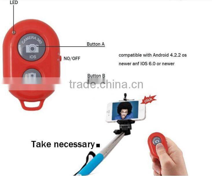 Cheap handheld bluetooth camera wireless monopod with remote shutter