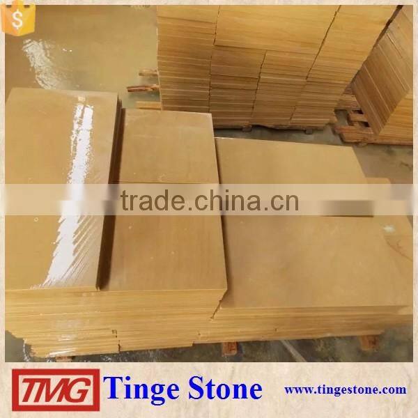 Chinese Yellow Sandstone Wall Tiles For Decoration