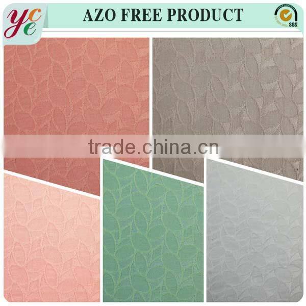 Fashion flower pattern cotton polyester jacquard fabric price per meter