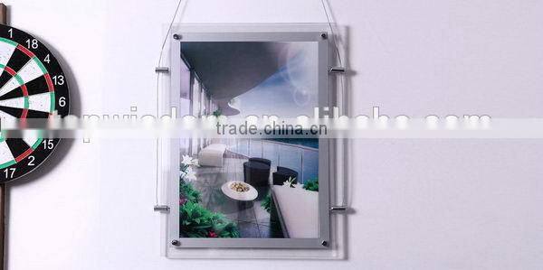 Top grade hot selling double side led hanging light box