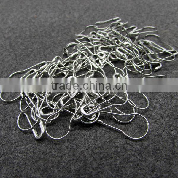 Nickel Safety Pin Pear Shape