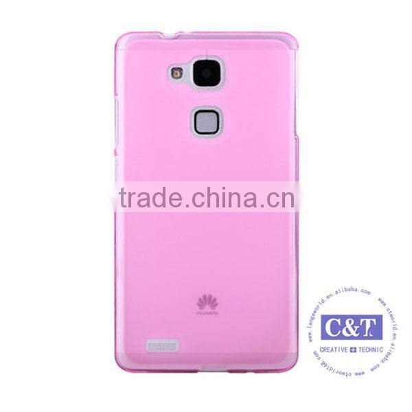 C&T Flexible Soft Gel Tpu Skin Slim Back Case Cover For Huawei Mate S