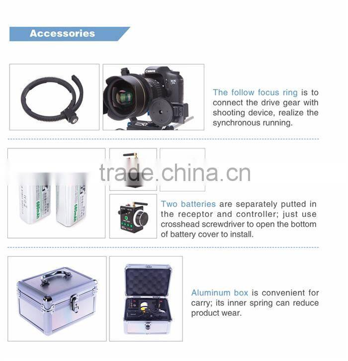 Wondlan Wireless Mnemonic Follow Focus for DSLR Rig Video