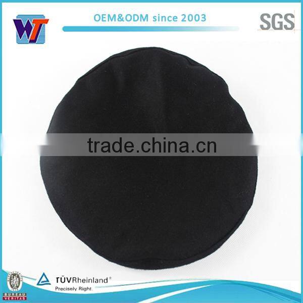 Professional military hats with P/C lining leather beret hat