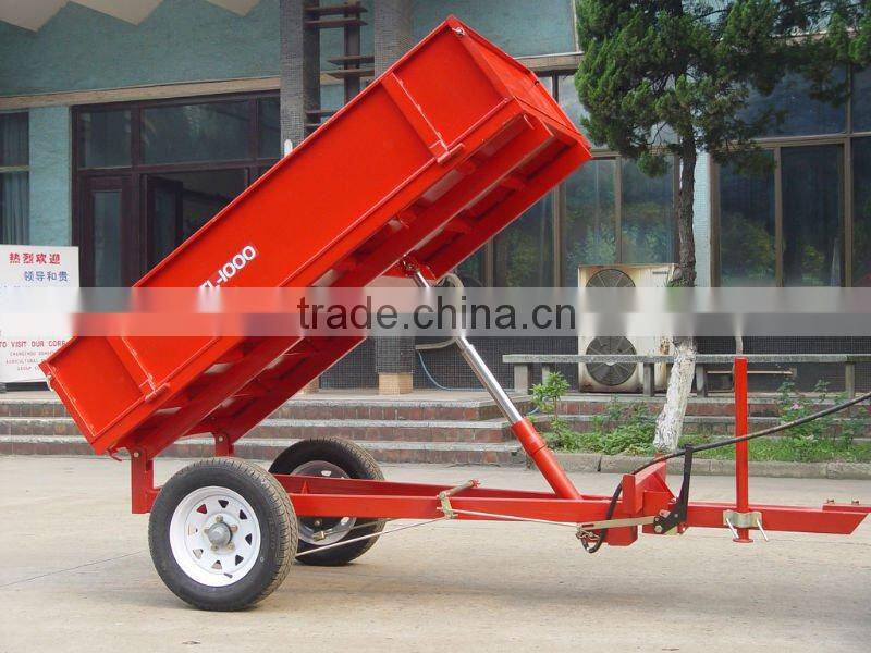 Top quality agriculture implements ,Wheel tralier,Tipping Tralier tractor attachment TL1000