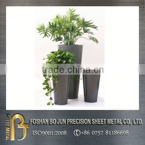 flower planter customized powder coating square flower pot made in China