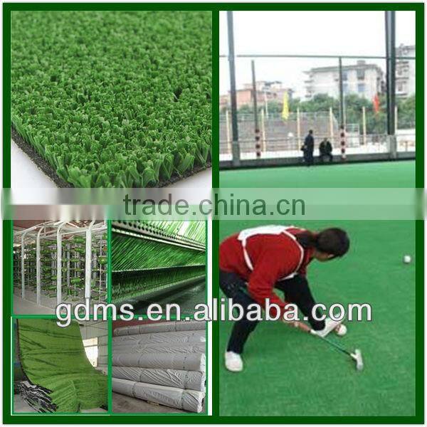 Durable artificial grass for microfiber rug/mat