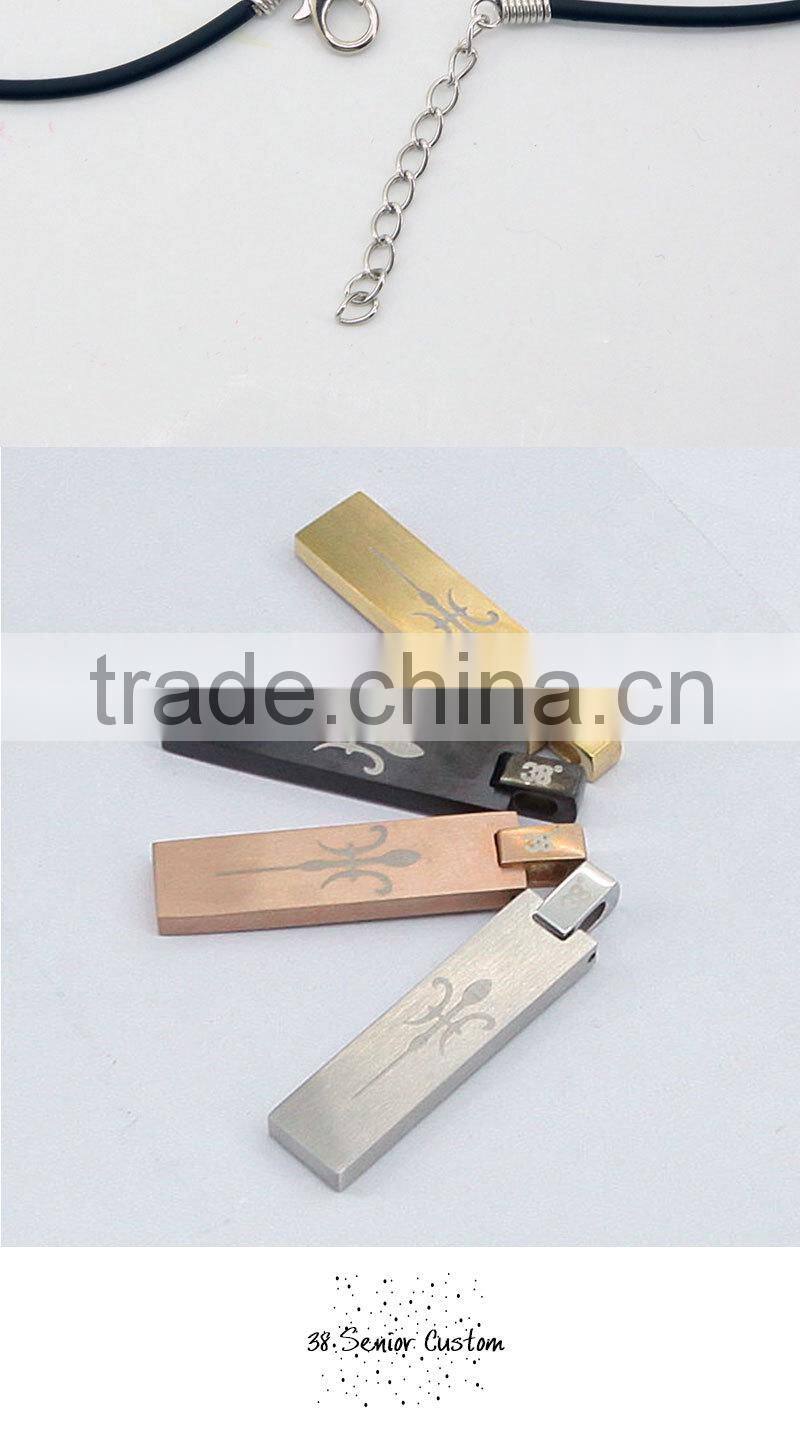 Long Chain Design Pendant, Name Design Pendant