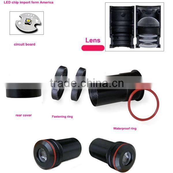 cree chips car logo laser led light
