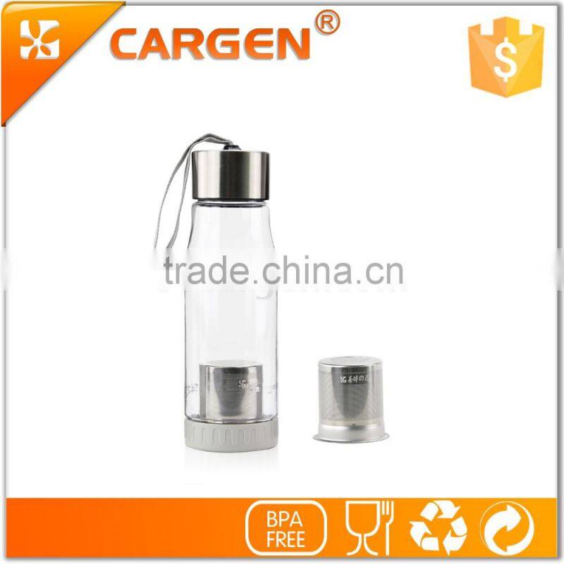 500ml cycling outdoor plastic sport tea strainer bottle