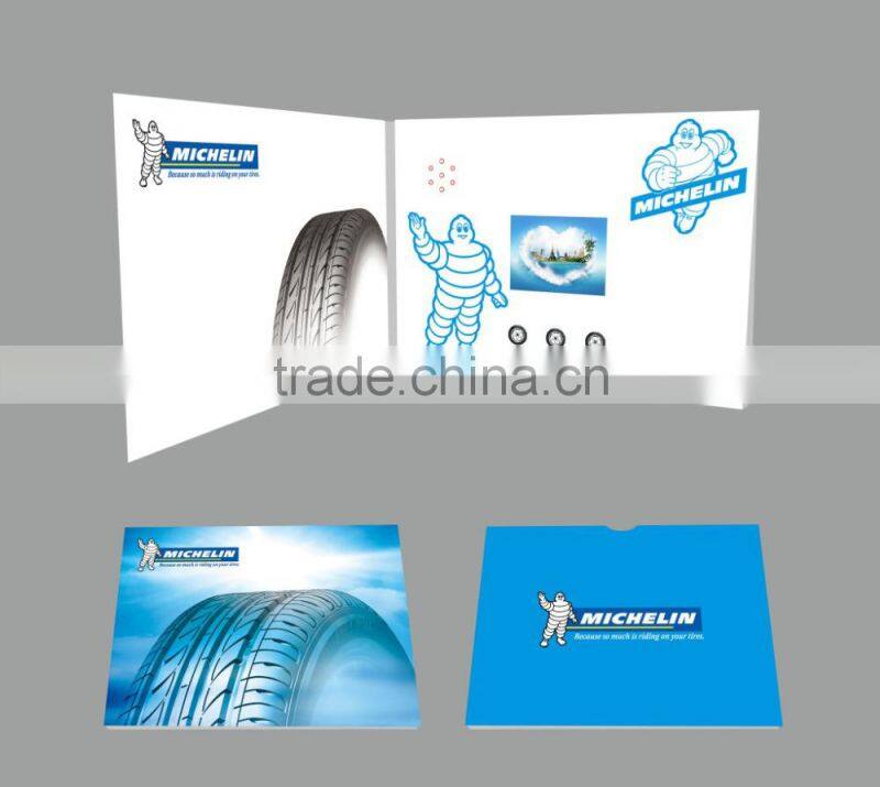 Customize 2.8/4.3/5.0/7.0/10.1hot sale video lcd promotional catalogue