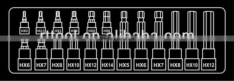 2015 Newest Item-18pcs Metal Socket Bits set