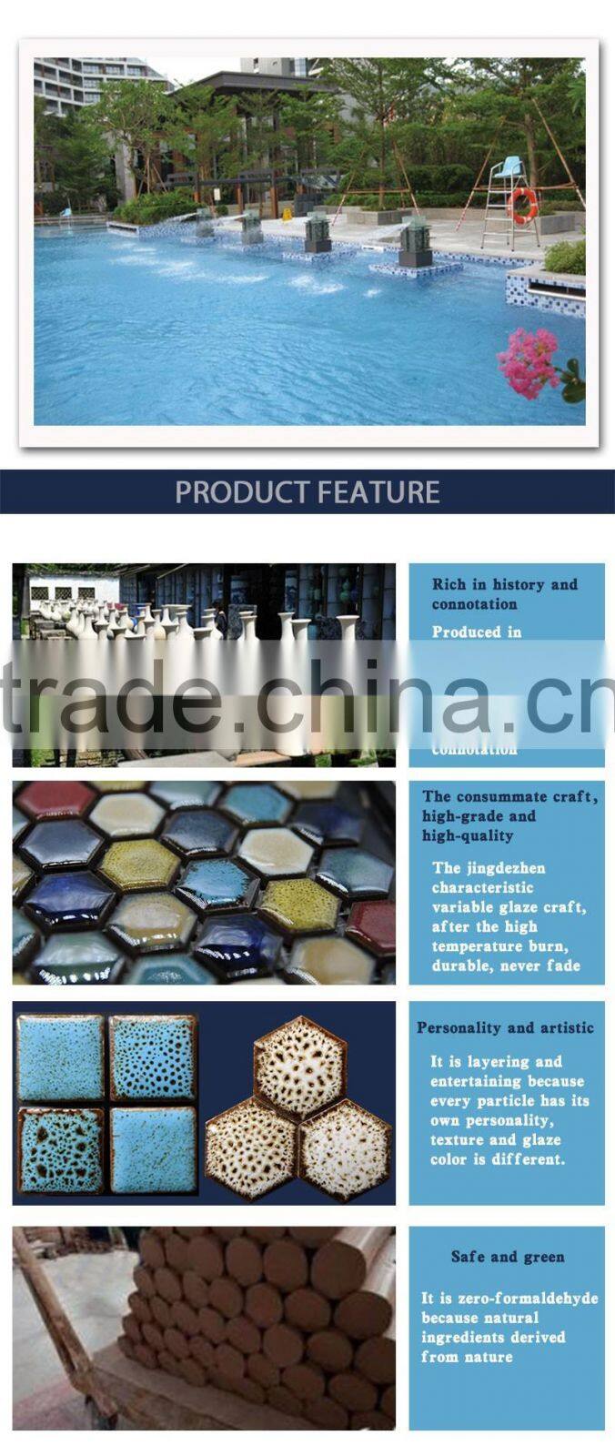 Latest design handmade ceramic rustic mosaic CC-Z002