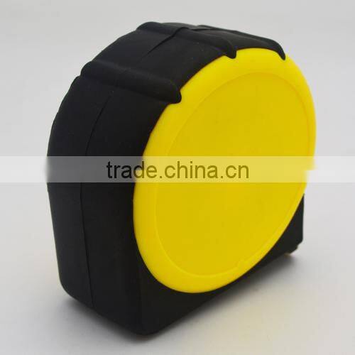 AG-059 new design self lock magnetic measuring tape,rubber coated tape measure,measure tape