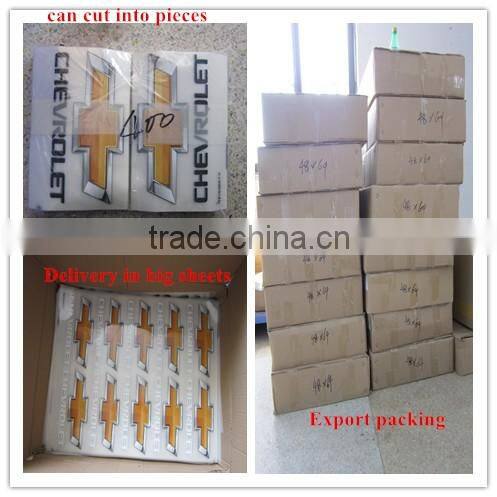 silicon reflective transfer printed logo label for uniform clothing