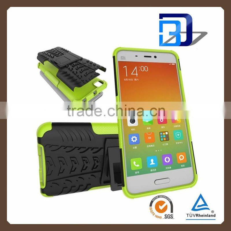 Buy direct from china Slim 2 in 1 PC+TPU Hybird armor rugged case cover for Xiaomi 5 with stand, for Xiaomi 5 case