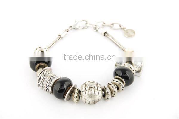 New Design Resin Beads Gold Plated Bangles
