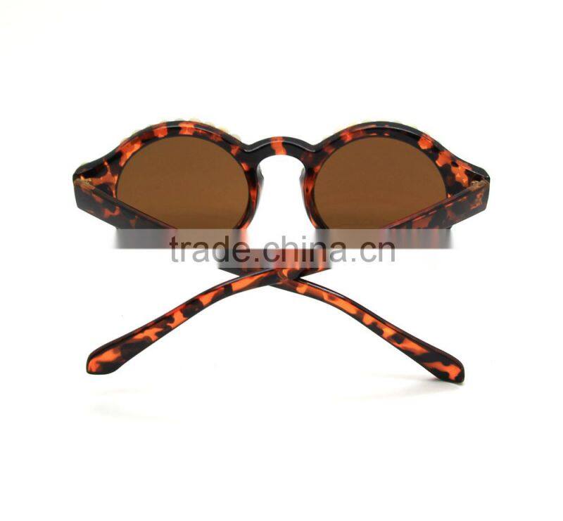 decorate round sunglass for girl