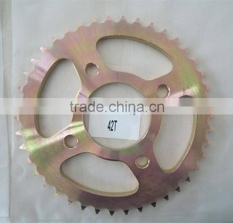 SCL-2013010185 Motorcycle Spare Parts Rear Sprocket for DISCOVER135 SPORT