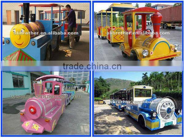large amusement park rides outdoor Trackless Train For Children