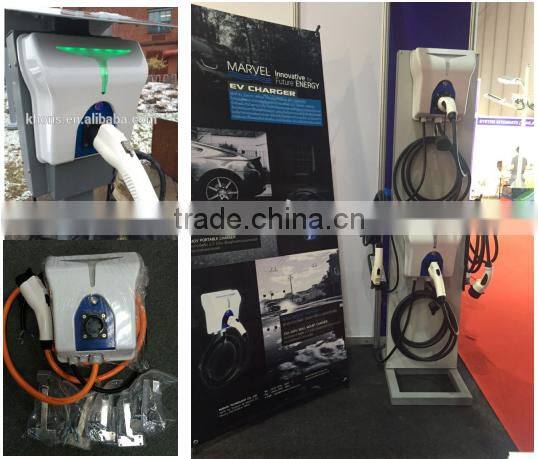 Home EVSE Wall Mount EV Charge Point level 2 32A 7.2kw EV charging station J1772 ev plug wall box ev charger