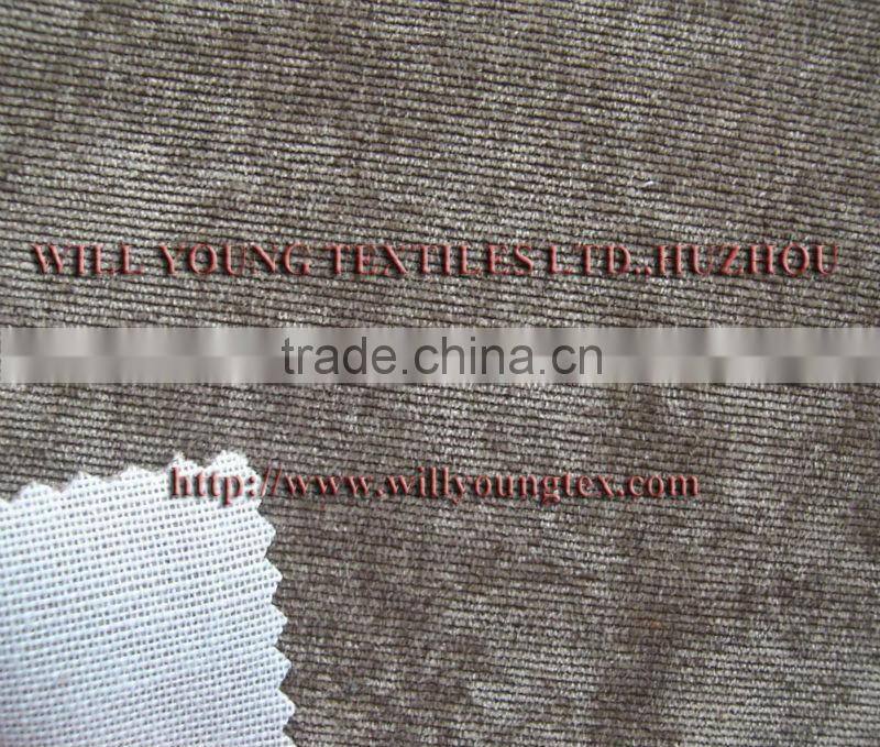 Bronzed,Printed suede fabric laminated for sofa cover