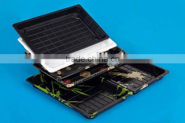 Food rectangular Container,compact square plastic containers,momiji plastic square food container