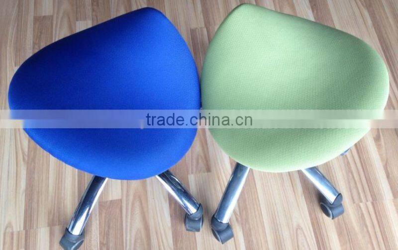 European design sensual salon stool /fashionable salon stool/ classic salon saddle stool with beautiful design backrest