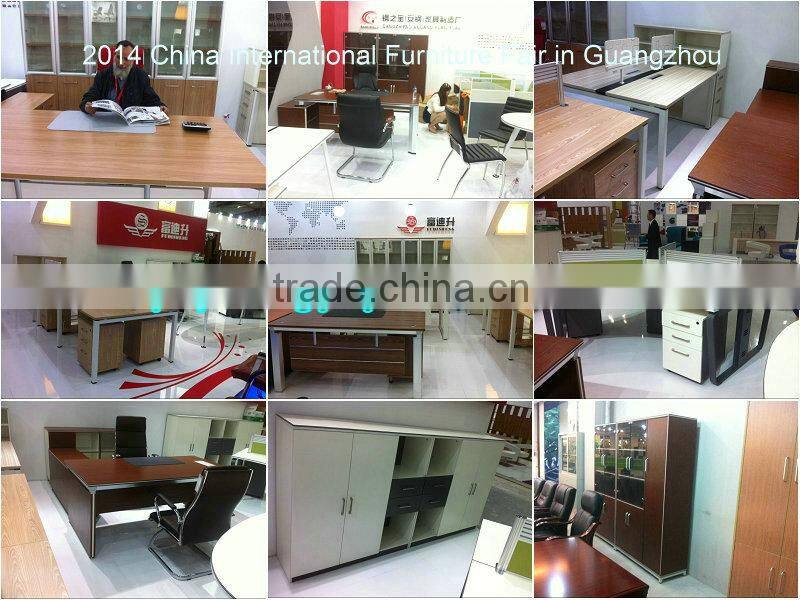 round coffee table in melamine material with chair for dinning D-403