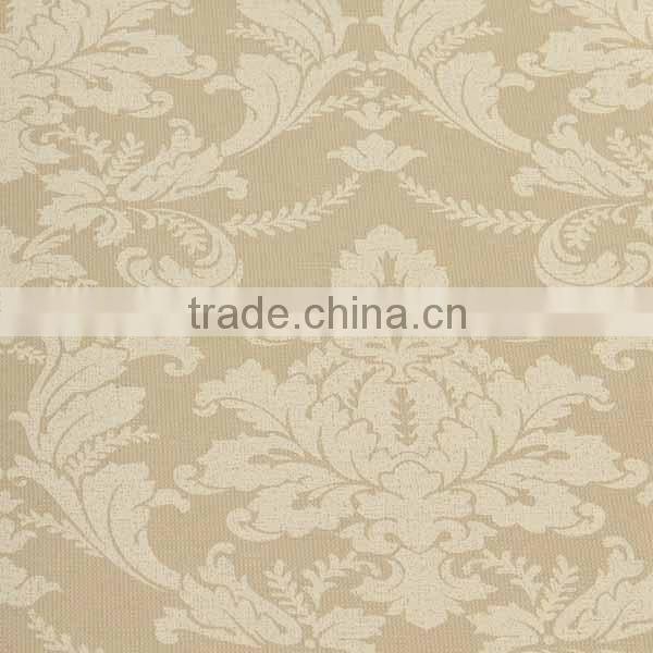 Non-woven green color Flower bedroom wall paper