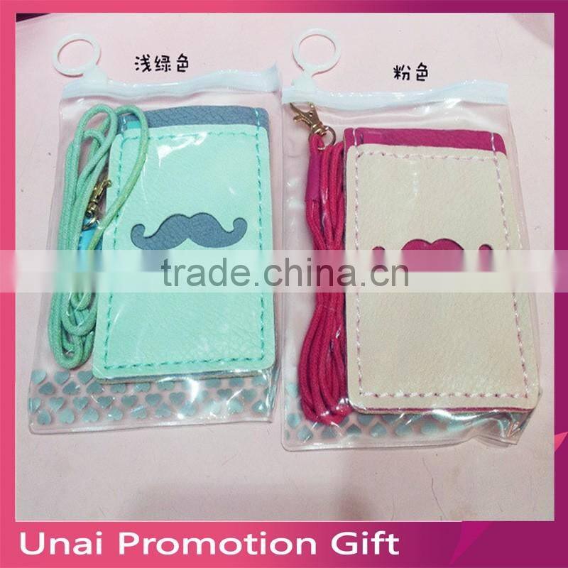 Cartoon keychain card holder set car keys ring man women key organizer holder card cover