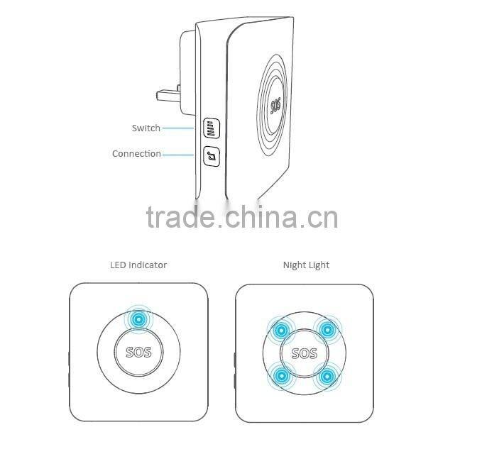 security strobe wireless siren for home alarm system included backup battery