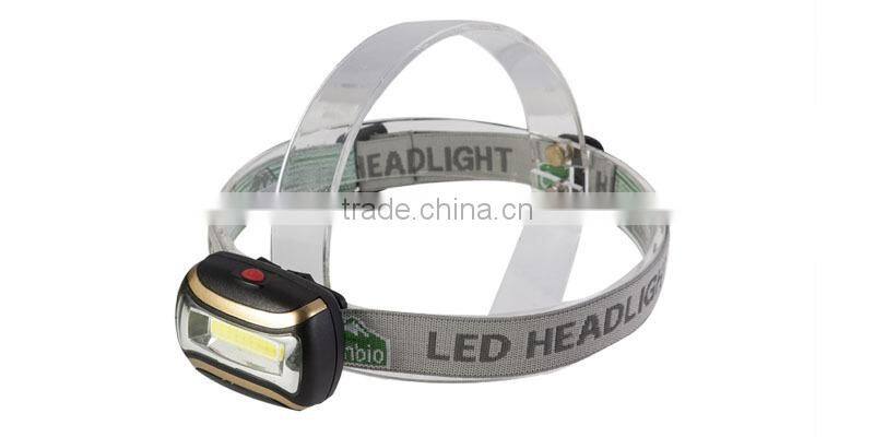 COB high power led headlamp with bright led lamp use for outdoor activities