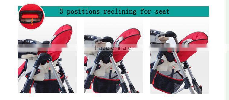 EN14988 CE approved baby high chair metal chair