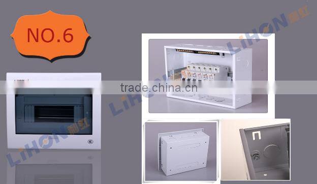 13 way metal base transparent cover power distribution box with more knockouts