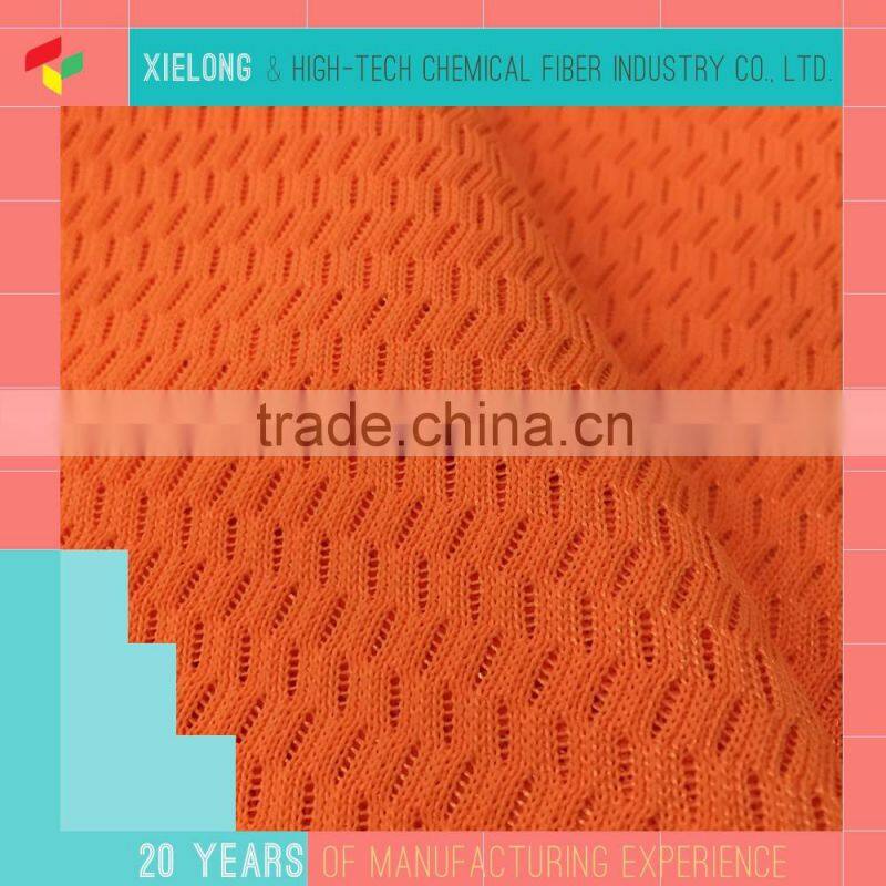 Polyester warp knit fabric 3D air flow transparent mesh fabric