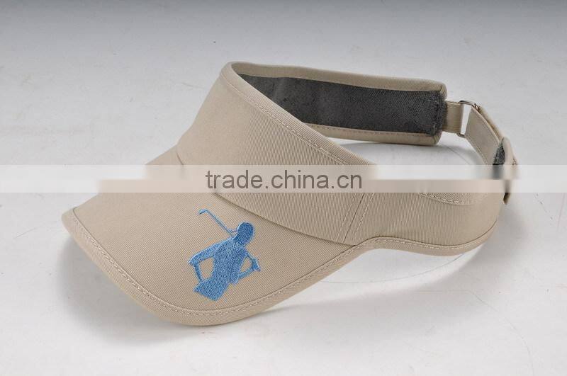 patch embroidery golf hat sun visor