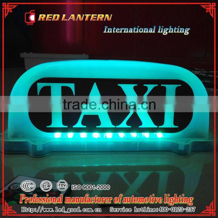The taxi lights LED advertising