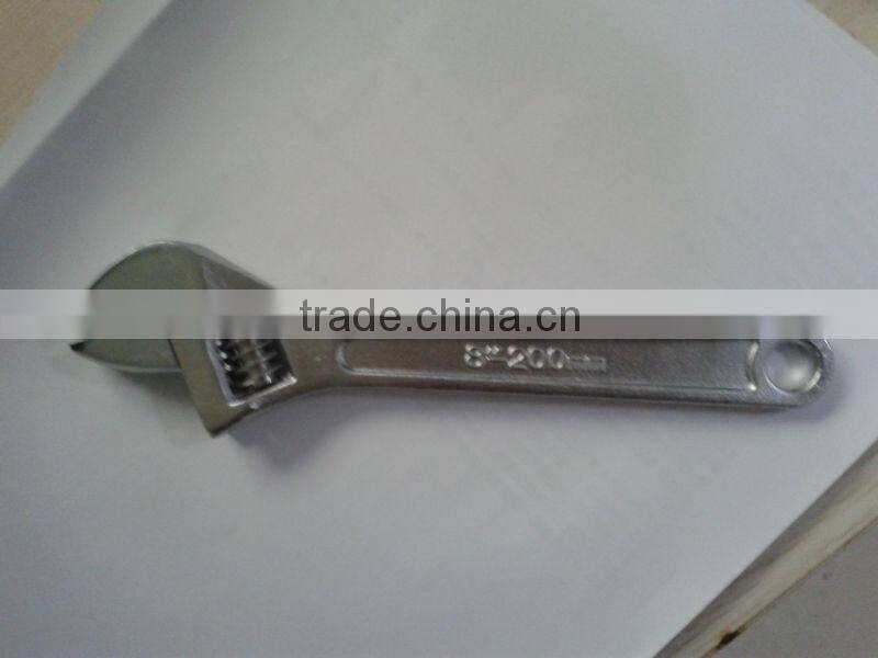 adjustable wrench with rubber handle